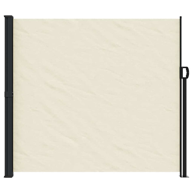 En pare-brise Vidaxl extensible 180x300 cm Crème -Colored
