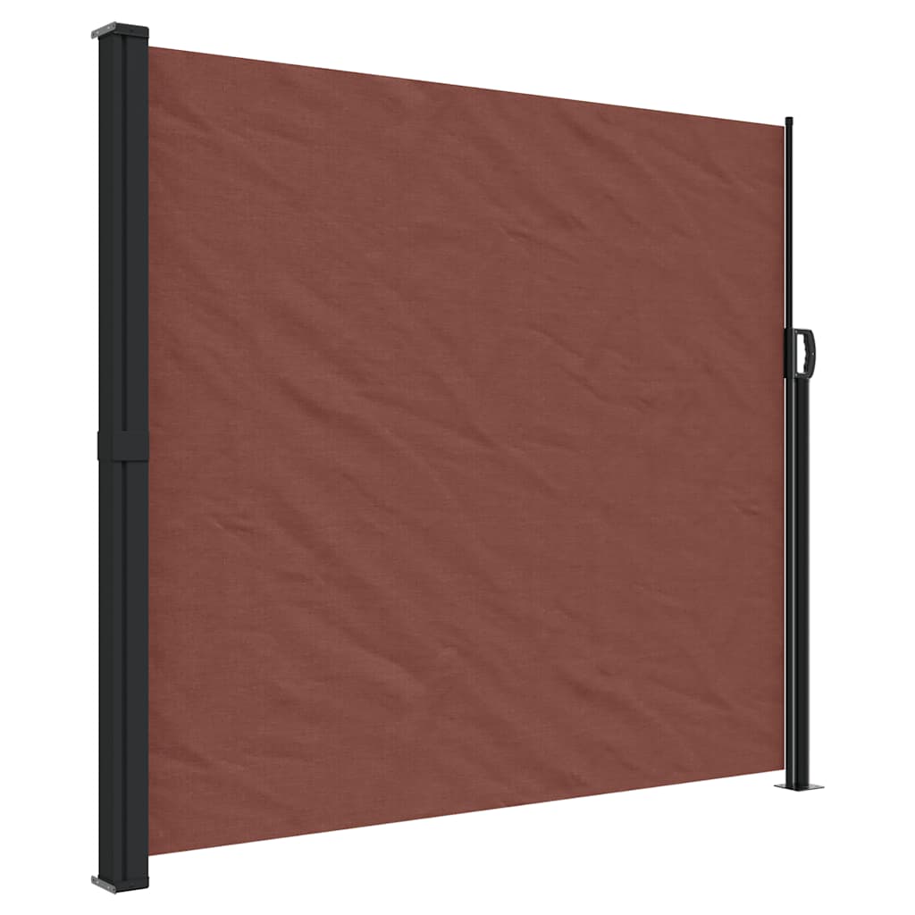 Pare-brise Vidaxl extensible 180x300 cm brun