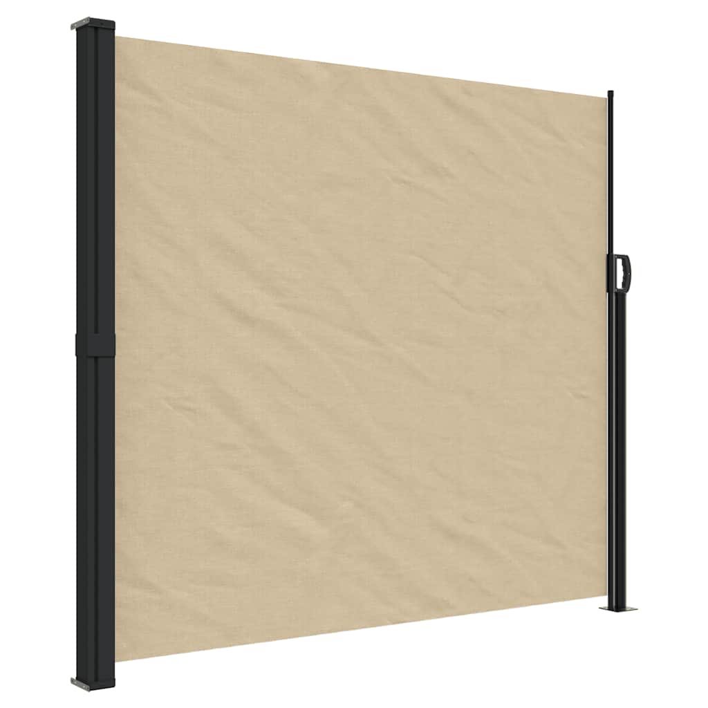 Pare-brise vidaxl extensible 180x300 cm beige