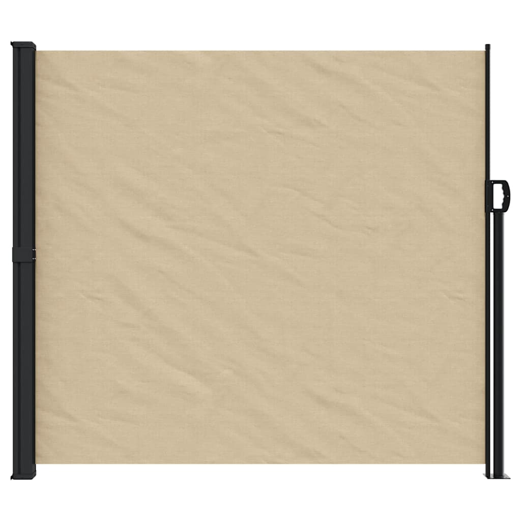 Pare-brise vidaxl extensible 180x300 cm beige