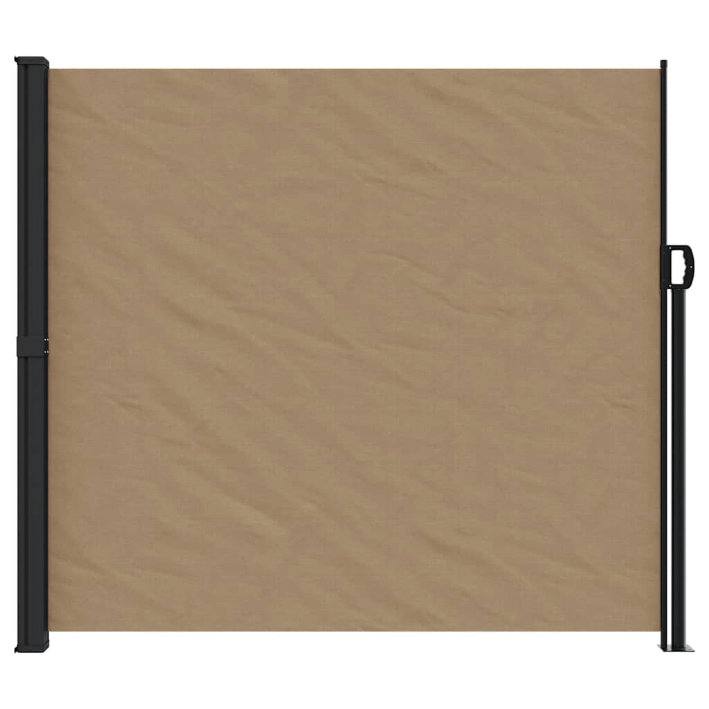 Pare-brise vidaxl extensible 180x300 cm taupe