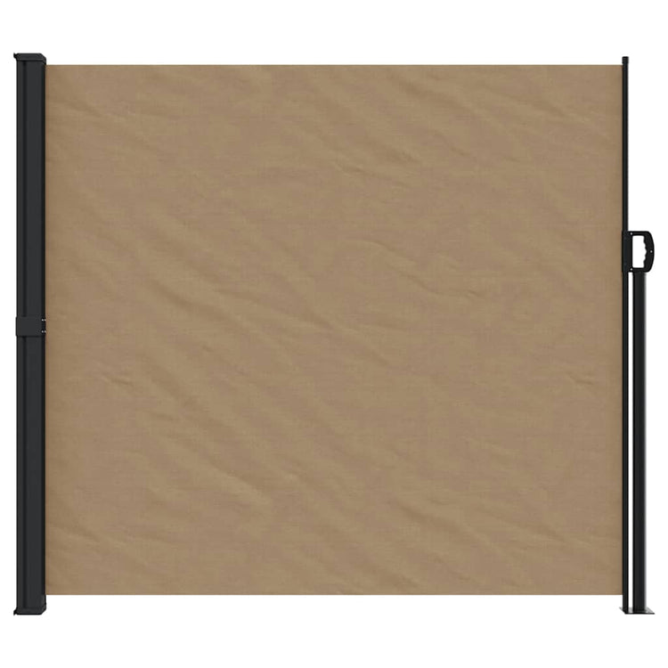 Pare-brise vidaxl extensible 180x300 cm taupe