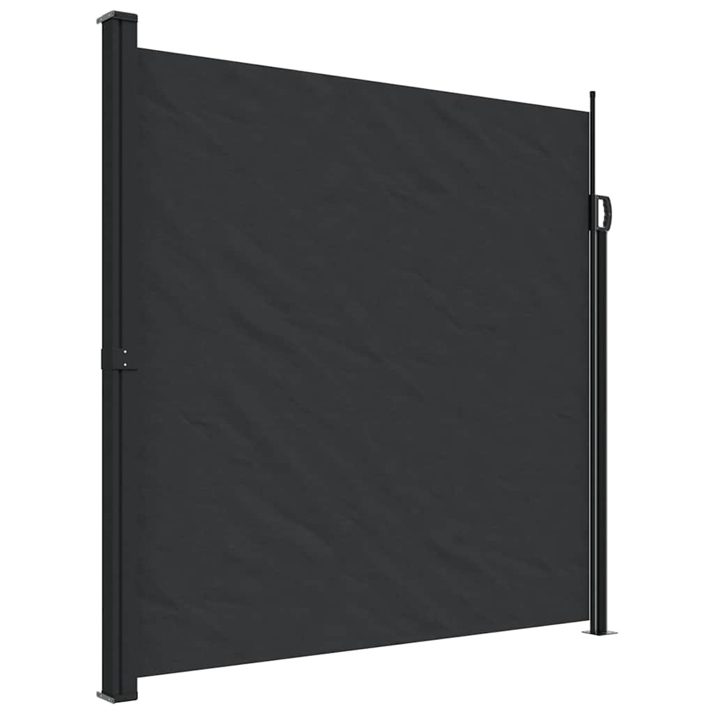 Pare-brise vidaxl extensible 200x300 cm noir