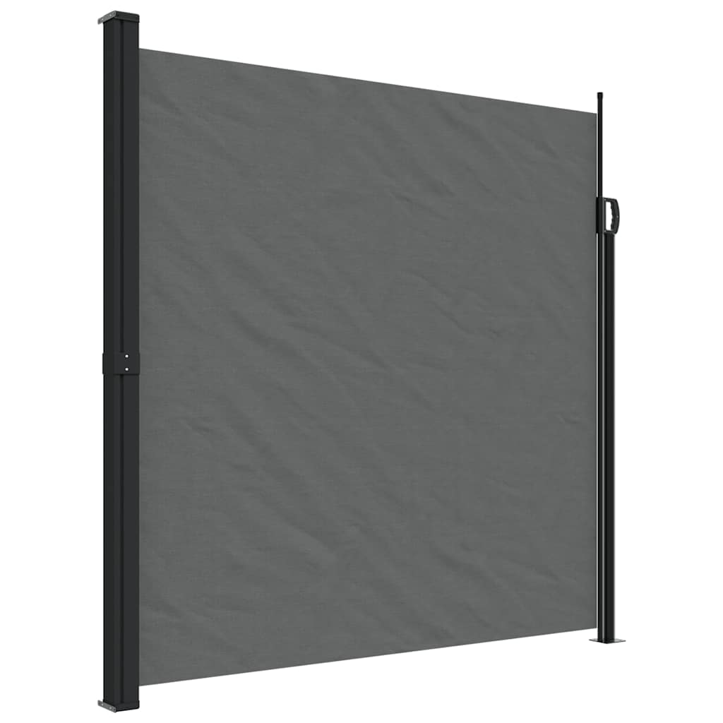 Pare-brise Vidaxl extensible 200x300 cm anthracite -colored