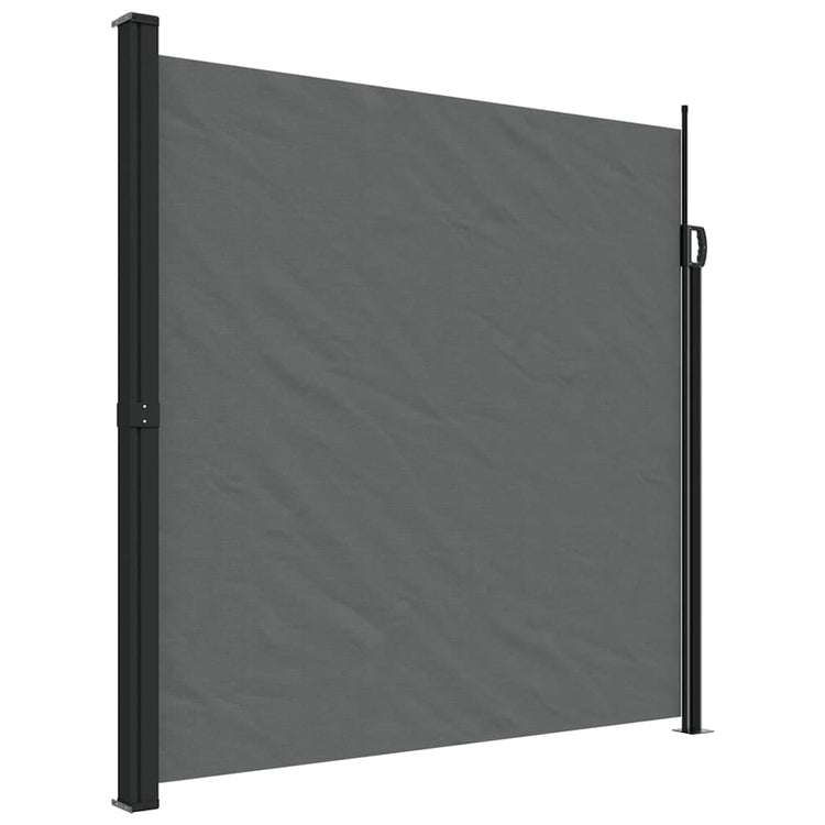 Pare-brise Vidaxl extensible 200x300 cm anthracite -colored