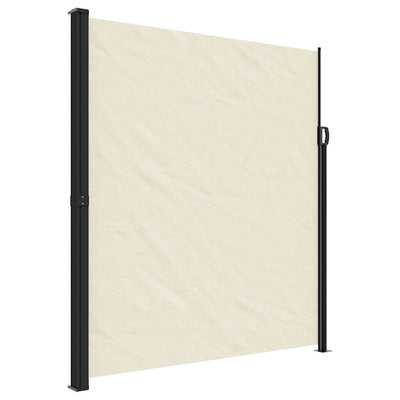 En pare-brise Vidaxl extensible 220x300 cm Crème -colored