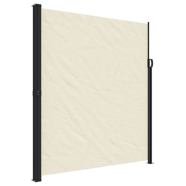 En pare-brise Vidaxl extensible 220x300 cm Crème -colored