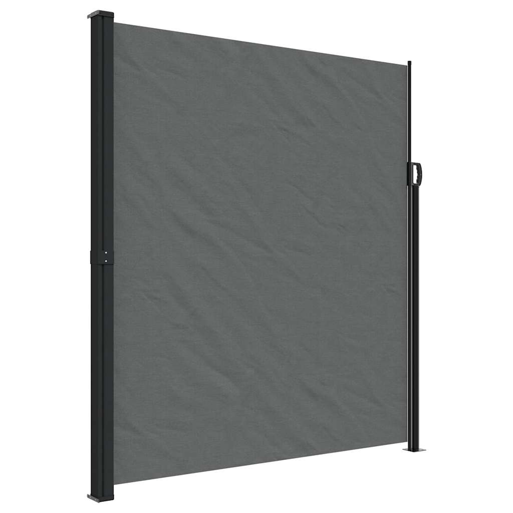 Pare-brise Vidaxl extensible 220x300 cm anthracite -colored