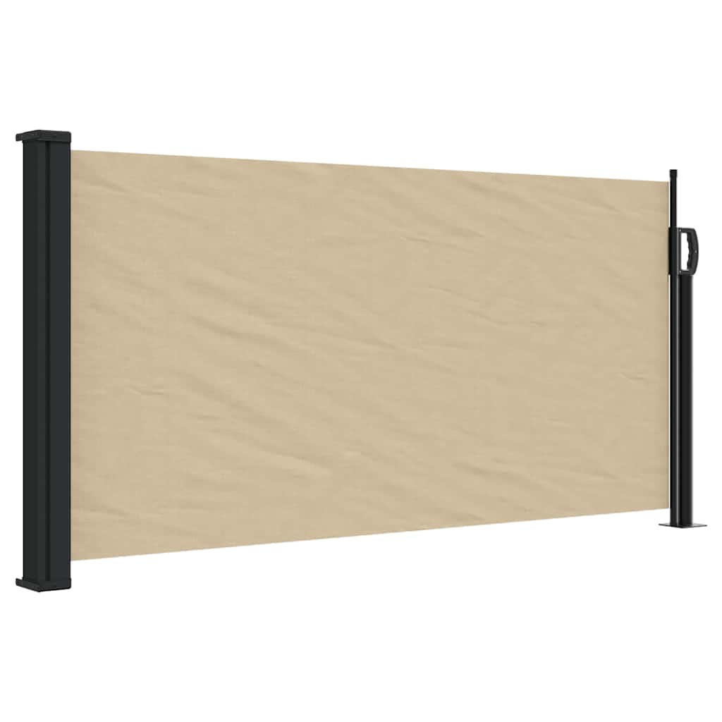 Vidaxx pare-vent extensible 100x500 cm beige