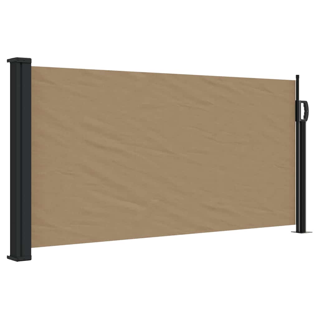 Vidaxx pare-vent extensible 100x500 cm taupe