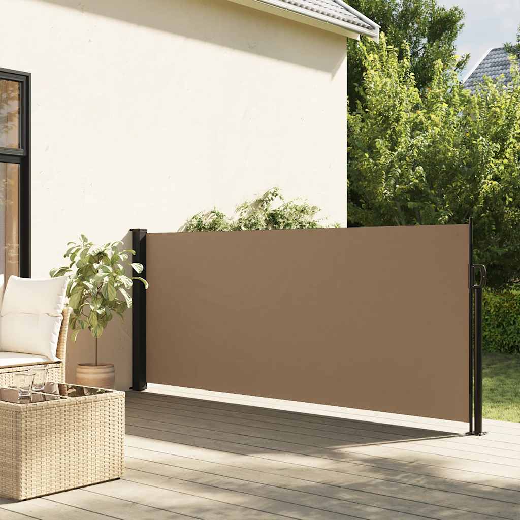 Vidaxx pare-vent extensible 100x500 cm taupe