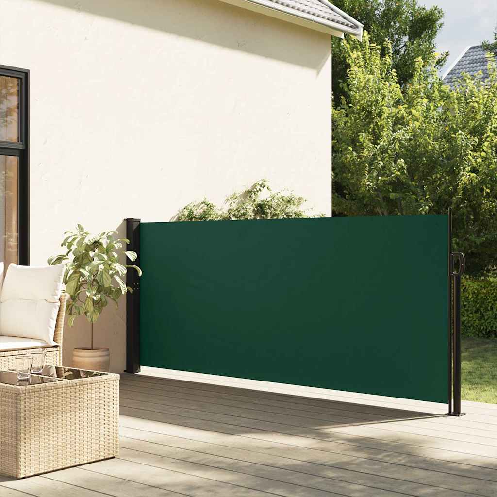 Vidaxx pare-vent extensible 140x500 cm vert foncé
