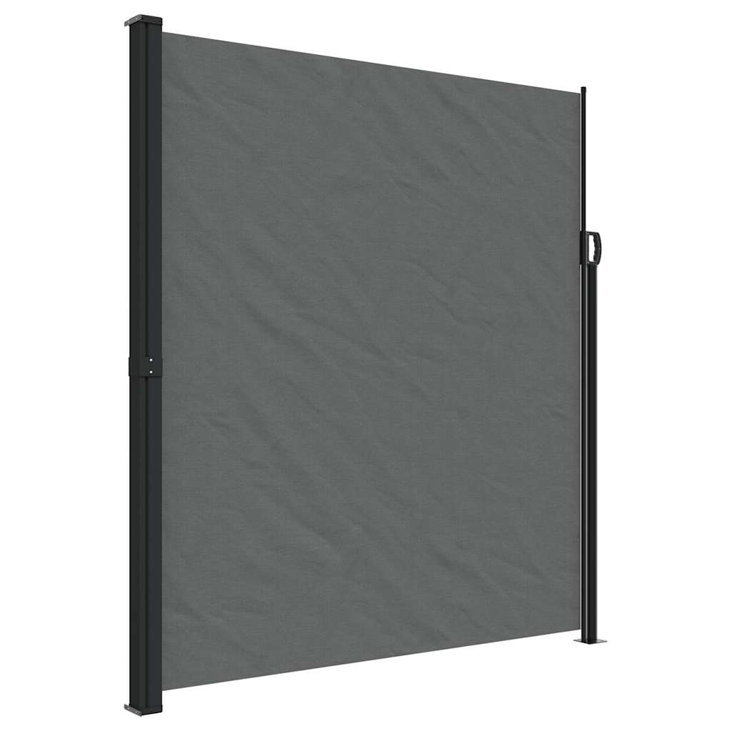 Pare-brise Vidaxl extensible 220x500 cm anthracite -colored