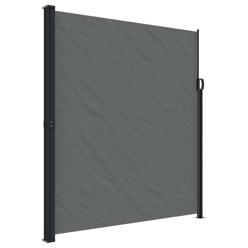 Pare-brise Vidaxl extensible 220x500 cm anthracite -colored