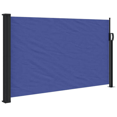 Pare-brise Vidaxl extensible 120x600 cm bleu