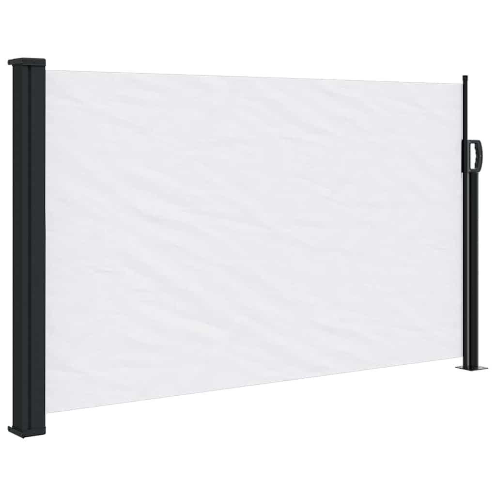 Pare-brise Vidaxl extensible 120x600 cm blanc