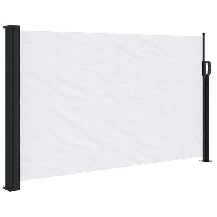 Pare-brise Vidaxl extensible 120x600 cm blanc