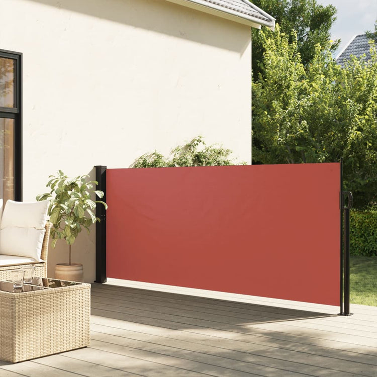 Pare-brise Vidaxl extensible 120x600 cm terre casse