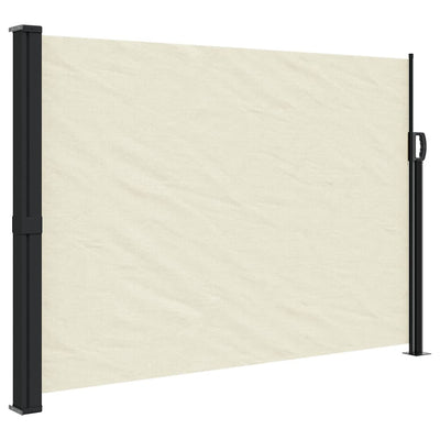 Pare-brise Vidaxl extensible 140x600 cm crème