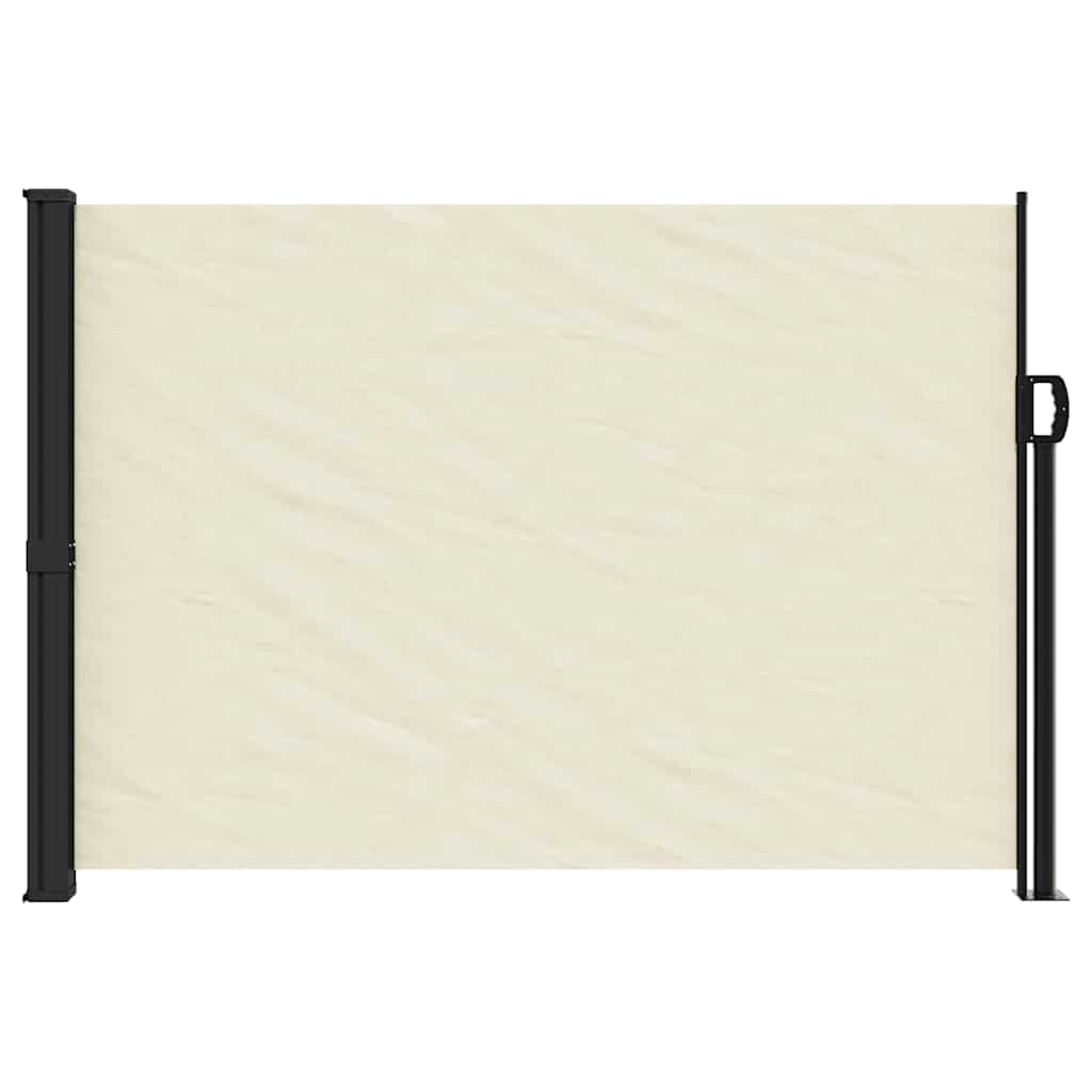 Pare-brise Vidaxl extensible 140x600 cm crème