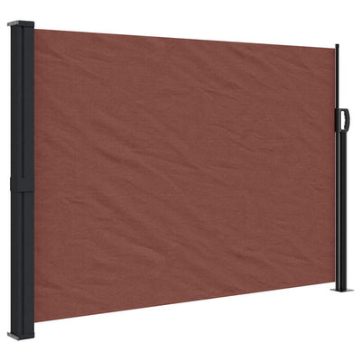 Pare-brise Vidaxl extensible 140x600 cm brun