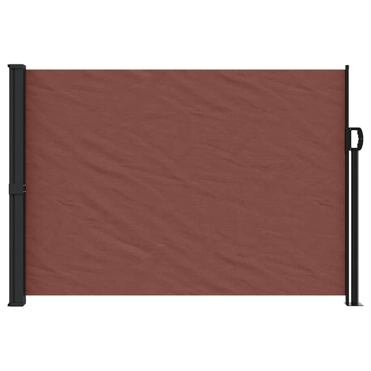 Pare-brise Vidaxl extensible 140x600 cm brun
