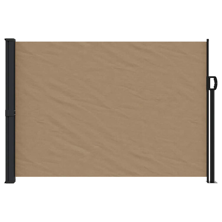 Pare-brise Vidaxl extensible 140x600 cm taupe