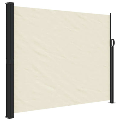 En pare-brise Vidaxl extensible 160x600 cm Crème -colored