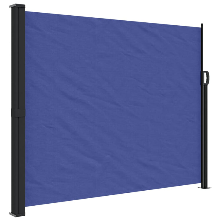 Pare-brise Vidaxl extensible 160x600 cm bleu