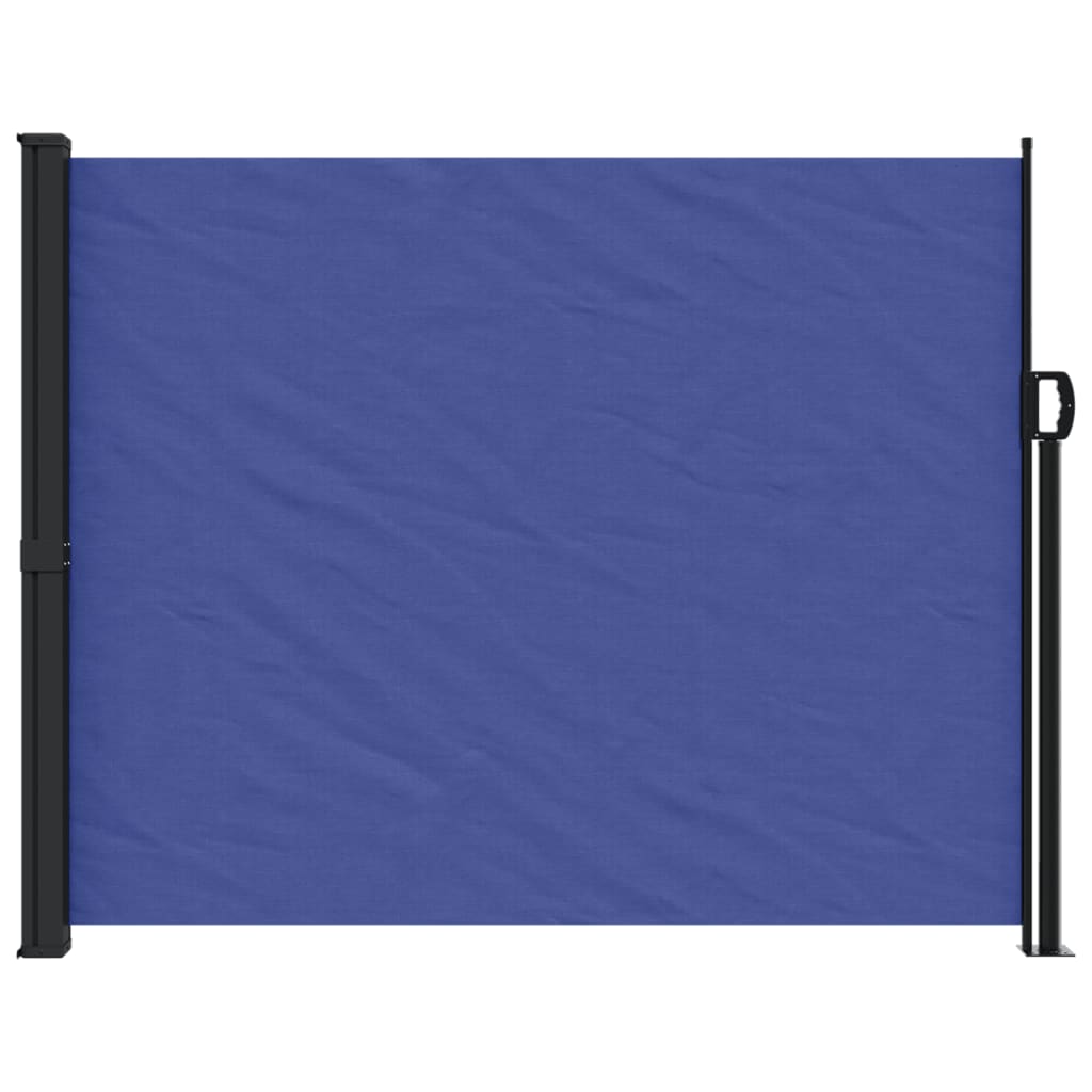 Pare-brise Vidaxl extensible 160x600 cm bleu