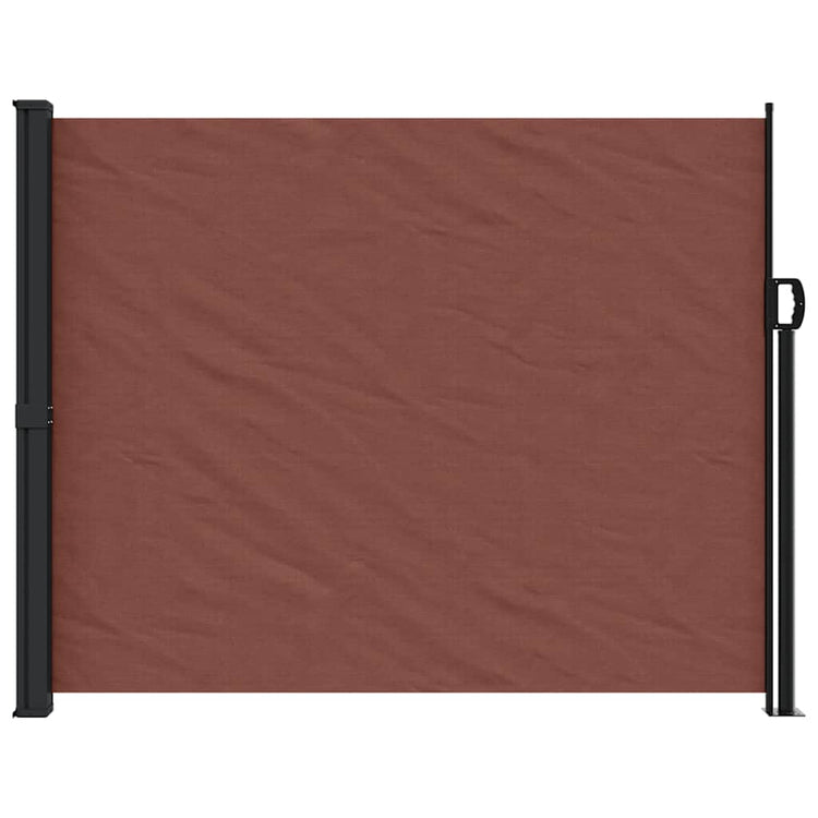 Pare-brise Vidaxl extensible 160x600 cm brun