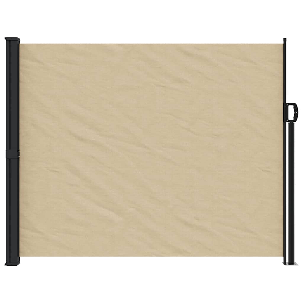 Pare-brise vidaxl extensible 160x600 cm beige