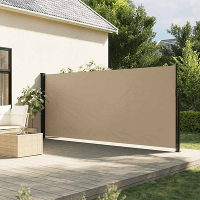 Pare-brise vidaxl extensible 160x600 cm beige