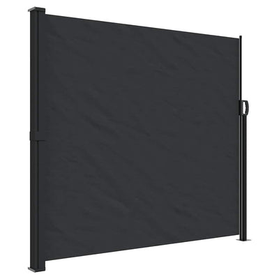Pare-brise Vidaxl extensible 180x600 cm noir