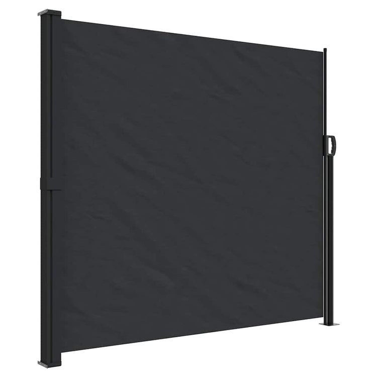 Pare-brise Vidaxl extensible 180x600 cm noir