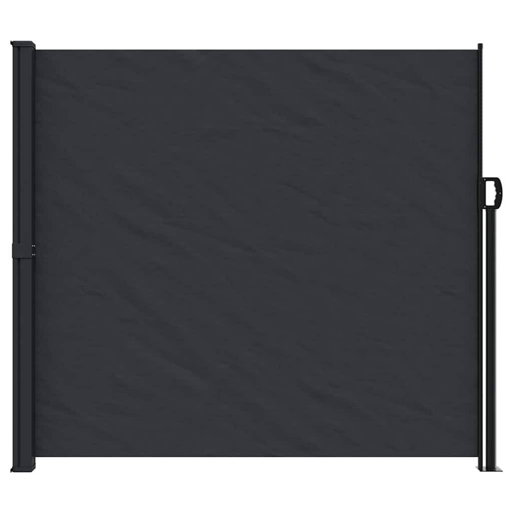 Pare-brise Vidaxl extensible 180x600 cm noir
