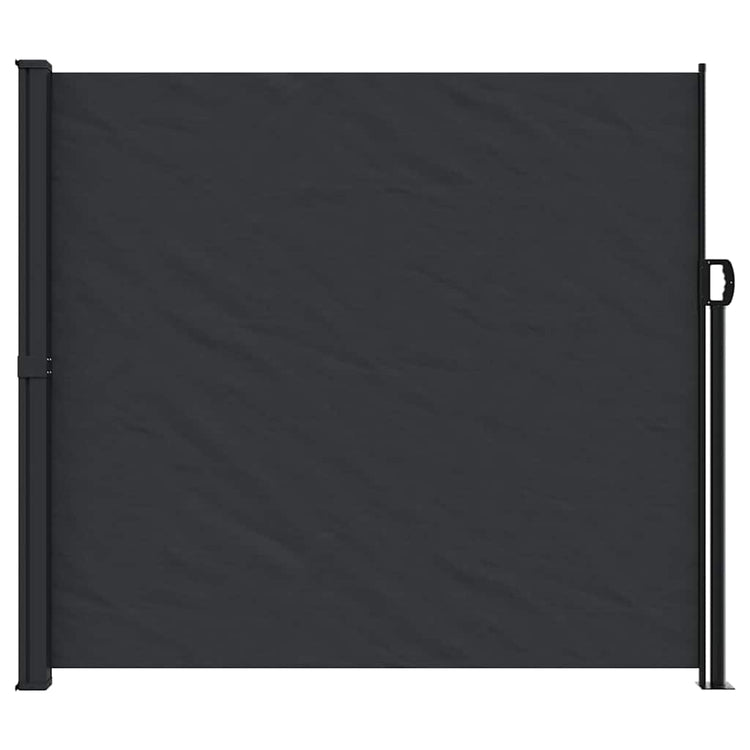 Pare-brise Vidaxl extensible 180x600 cm noir