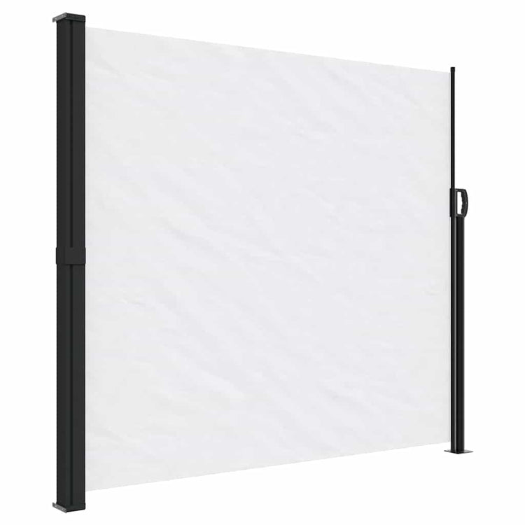 Pare-brise Vidaxl extensible 180x600 cm blanc