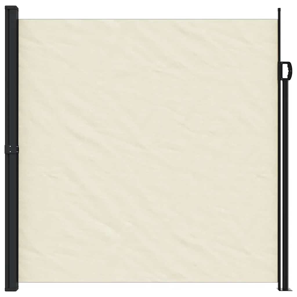 En pare-brise Vidaxl extensible 200x600 cm Crème-Colored