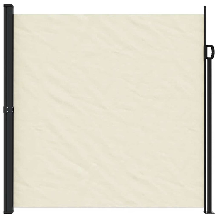 En pare-brise Vidaxl extensible 200x600 cm Crème-Colored