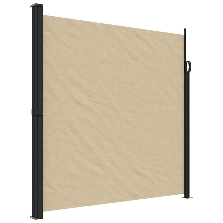 Pare-brise vidaxl extensible 200x600 cm beige