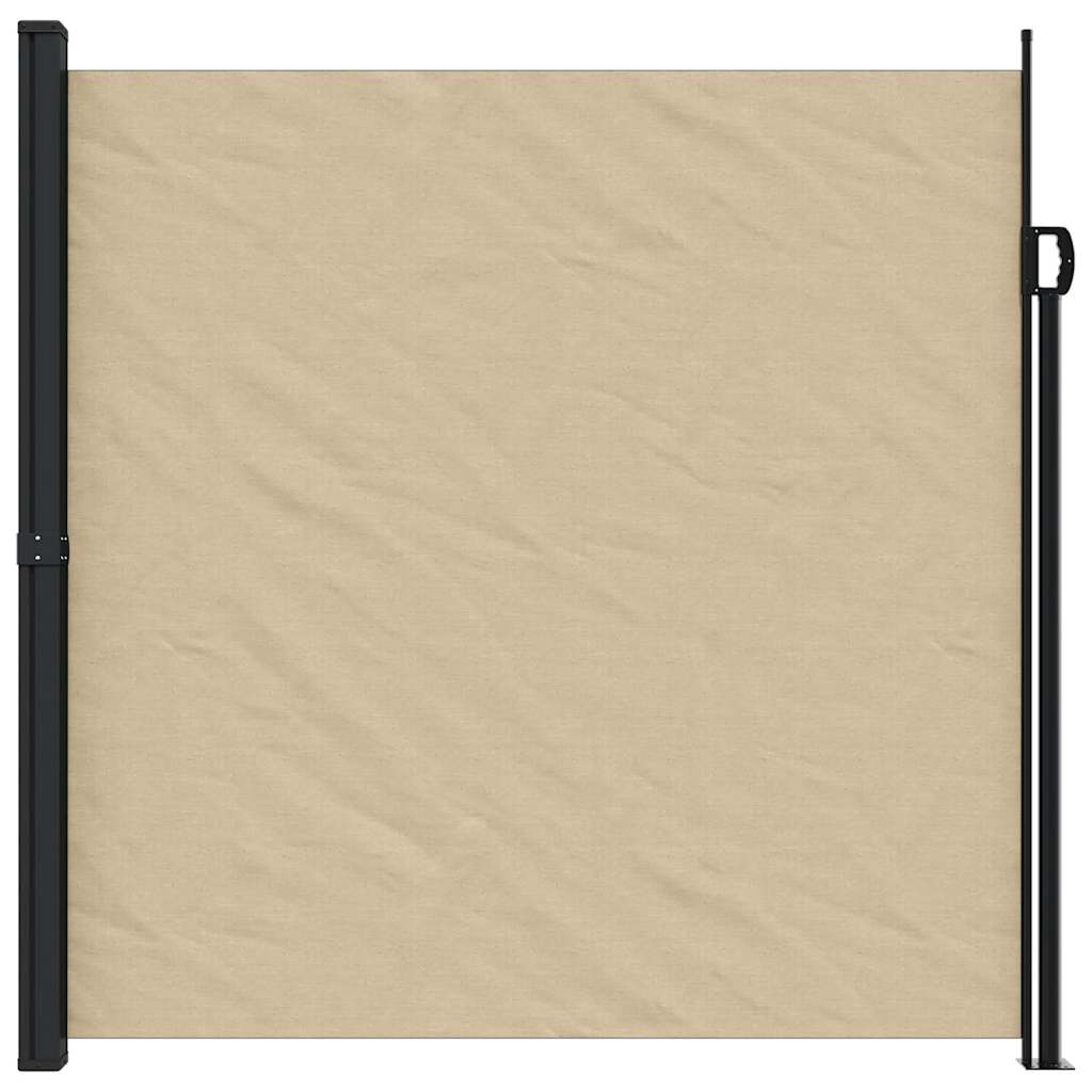 Pare-brise vidaxl extensible 200x600 cm beige