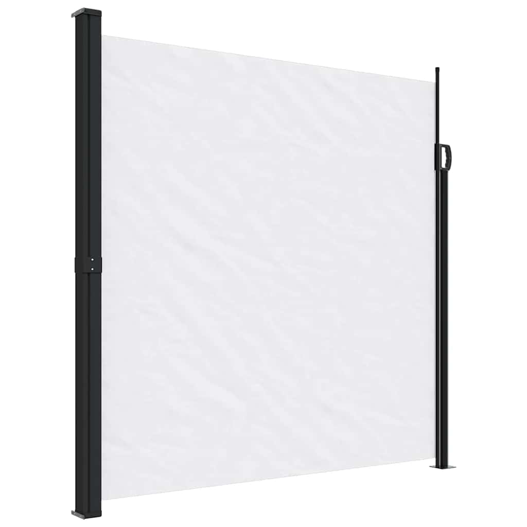 Pare-brise vidaxl extensible 200x600 cm blanc
