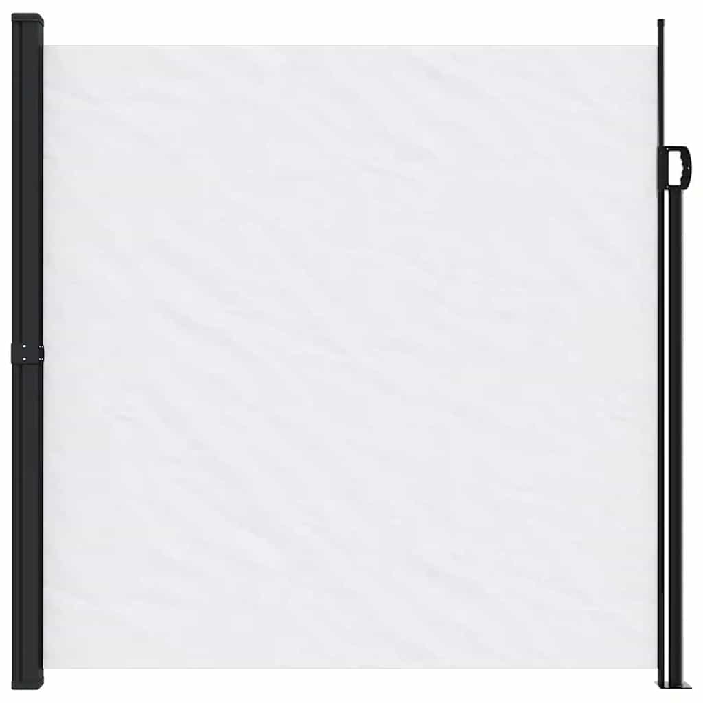 Pare-brise vidaxl extensible 200x600 cm blanc