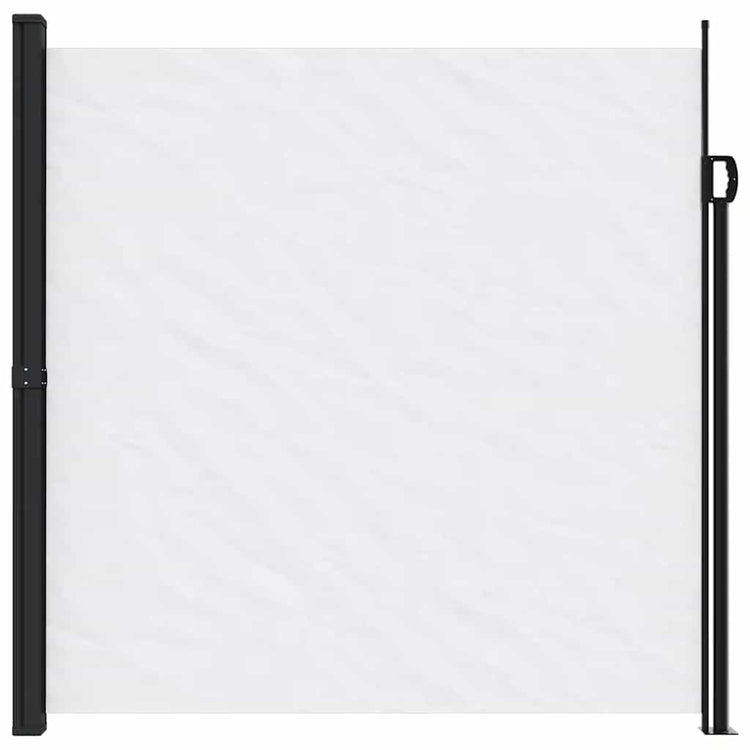 Pare-brise vidaxl extensible 200x600 cm blanc