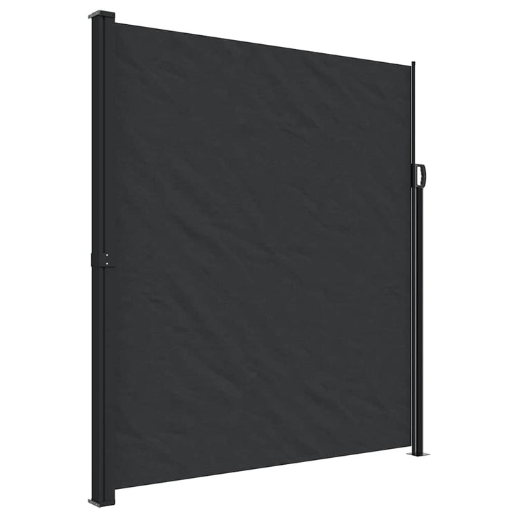 Pare-brise Vidaxl extensible 220x600 cm noir