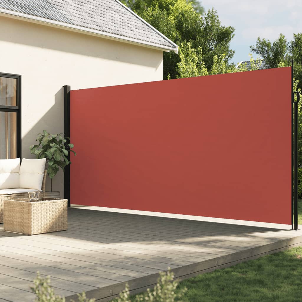 Pare-brise Vidaxl extensible 220x600 cm terre casse