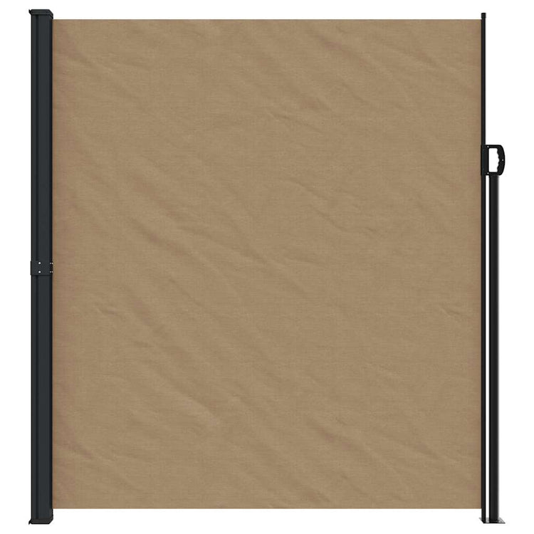 Pare-brise vidaxl extensible 220x600 cm taupe