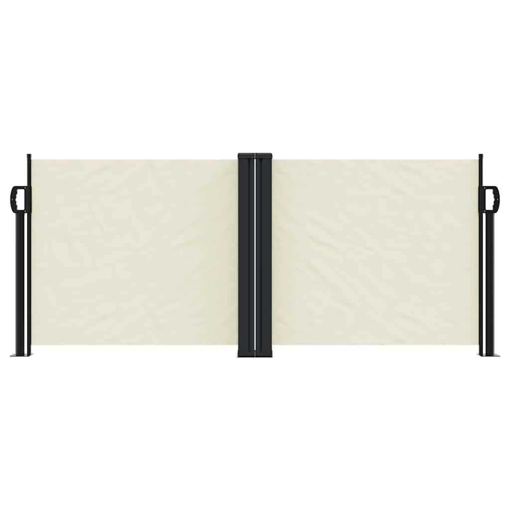Pare-brise Vidaxl extensible 100x600 cm crème