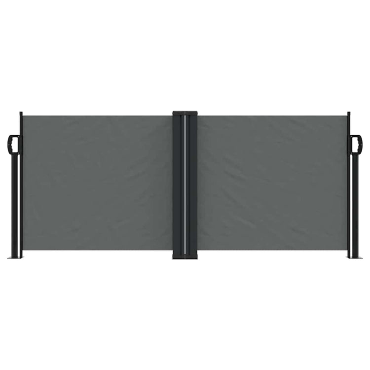 Pare-brise vidaxl extensible 100x600 cm anthracite